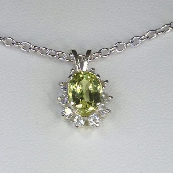 chrysoberyl pendant