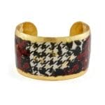 castle-rocks-and-jewelry-houndstooth-black-white-red-cuff-evocateur