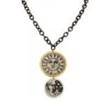 castle-rocks-and-jewelry-sun-moon-double-disk-pendant-gunmetal-chain-evocateur